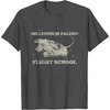 image:imageStar Wars Millennium Falcon Flight School Distressed TShirtDark Heather Grey