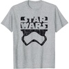 image:imageStar Wars The Force Awakens Stormtrooper Big Face Distressed TShirtHeather Grey