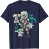 image:imageStar Wars The Mandalorian and Grogu Where He Goes I Go TShirtNavy Blue