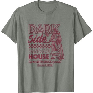 image:imageDarth Vader  Dark Side Pancake House TShirtOlive Heather