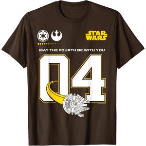 image:imageMay the Fourth Be With You Jersey TShirtBrown