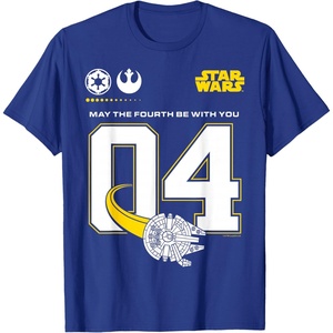 image:imageMay the Fourth Be With You Jersey TShirtRoyal Blue