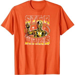 image:imageStar Wars  C3PO Air Brush Style TShirtOrange