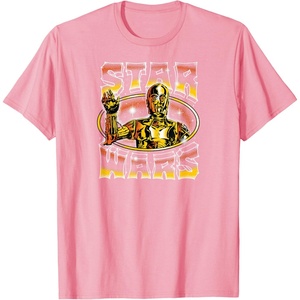 image:imageStar Wars  C3PO Air Brush Style TShirtPink