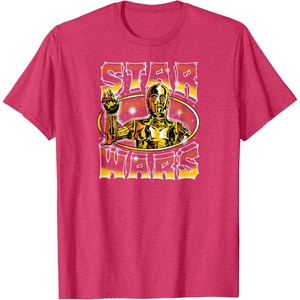 image:imageStar Wars  C3PO Air Brush Style TShirtRed Heather