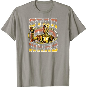 image:imageStar Wars  C3PO Air Brush Style TShirtSlate Grey