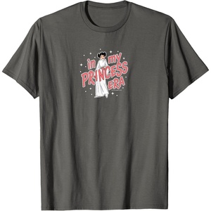 image:imageStar Wars  Princess Leia  In My Princess Era TShirtAsphalt Grey