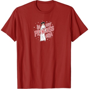 image:imageStar Wars  Princess Leia  In My Princess Era TShirtCranberry Red