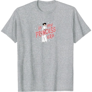 image:imageStar Wars  Princess Leia  In My Princess Era TShirtHeather Grey