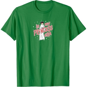 image:imageStar Wars  Princess Leia  In My Princess Era TShirtKelly Green