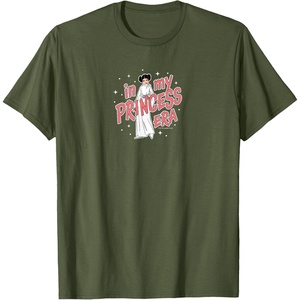 image:imageStar Wars  Princess Leia  In My Princess Era TShirtOlive Green