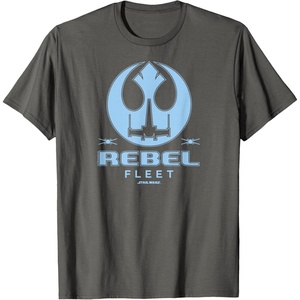 image:imageStar Wars  Rebel Fleet Flight Patch TShirtAsphalt Grey