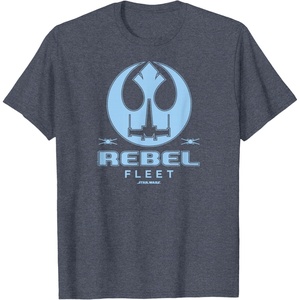 image:imageStar Wars  Rebel Fleet Flight Patch TShirtHeather Blue