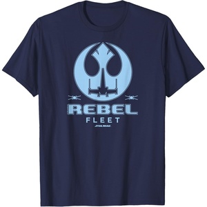 image:imageStar Wars  Rebel Fleet Flight Patch TShirtNavy Blue