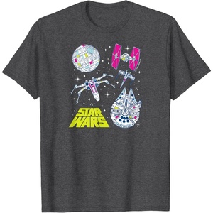 image:imageStar Wars  Ship Grid TShirtDark Heather Grey
