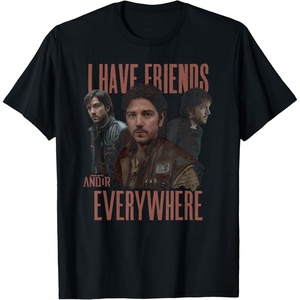 image:imageStar Wars Andor I Have Friends Everywhere Cassian Multipose TShirtBlack