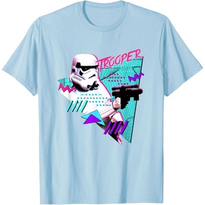 image:imageStar Wars Classic 1980s Retro Pop Stormtrooper TShirtBaby Blue
