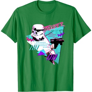 image:imageStar Wars Classic 1980s Retro Pop Stormtrooper TShirtKelly Green