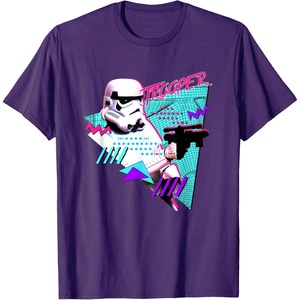 image:imageStar Wars Classic 1980s Retro Pop Stormtrooper TShirtPurple