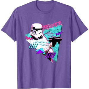 image:imageStar Wars Classic 1980s Retro Pop Stormtrooper TShirtPurple Heather