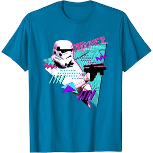 image:imageStar Wars Classic 1980s Retro Pop Stormtrooper TShirtSapphire Blue