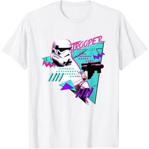 image:imageStar Wars Classic 1980s Retro Pop Stormtrooper TShirtWhite