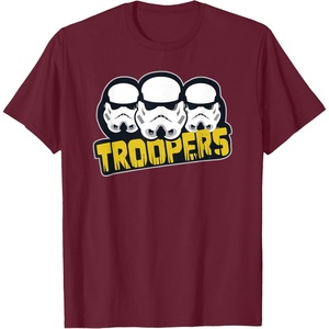 image:imageStar Wars Dark Side Imperial Stormtrooper Helmets Troopers TShirtBurgundy