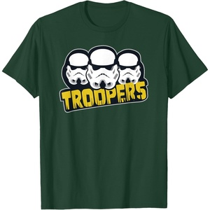 image:imageStar Wars Dark Side Imperial Stormtrooper Helmets Troopers TShirtDark Green