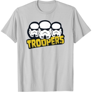 image:imageStar Wars Dark Side Imperial Stormtrooper Helmets Troopers TShirtSilver Grey