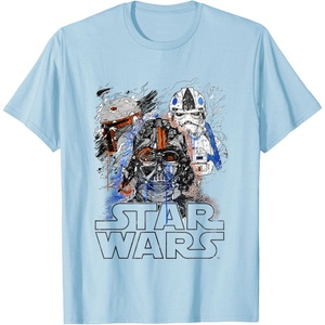 image:imageStar Wars Empires Dark Trooper Sketchy Profile TShirtBaby Blue