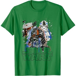 image:imageStar Wars Empires Dark Trooper Sketchy Profile TShirtKelly Green