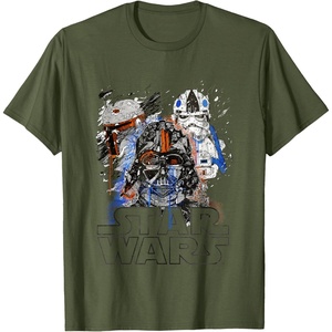 image:imageStar Wars Empires Dark Trooper Sketchy Profile TShirtOlive Green