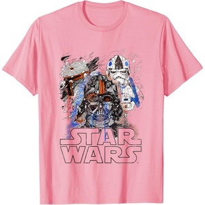 image:imageStar Wars Empires Dark Trooper Sketchy Profile TShirtPink