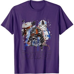 image:imageStar Wars Empires Dark Trooper Sketchy Profile TShirtPurple