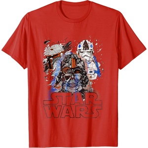 image:imageStar Wars Empires Dark Trooper Sketchy Profile TShirtRed