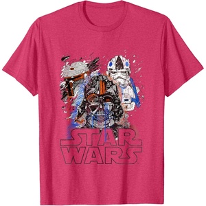 image:imageStar Wars Empires Dark Trooper Sketchy Profile TShirtRed Heather