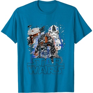 image:imageStar Wars Empires Dark Trooper Sketchy Profile TShirtSapphire Blue