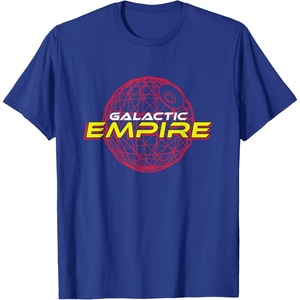 image:imageStar Wars Galactic Empire Iconic Death Star Big Chest Logo TShirtRoyal Blue