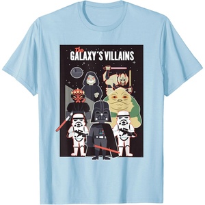 image:imageStar Wars Galaxys Villains Darth Vader Maul Grievous Jabba TShirtBaby Blue