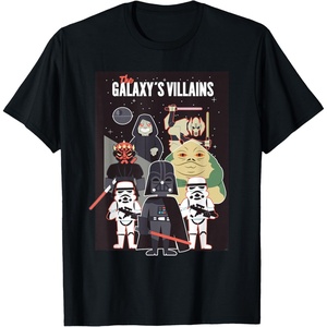 image:imageStar Wars Galaxys Villains Darth Vader Maul Grievous Jabba TShirtBlack