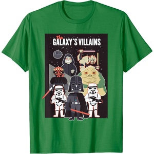 image:imageStar Wars Galaxys Villains Darth Vader Maul Grievous Jabba TShirtKelly Green
