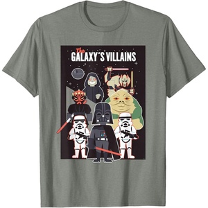 image:imageStar Wars Galaxys Villains Darth Vader Maul Grievous Jabba TShirtOlive Heather