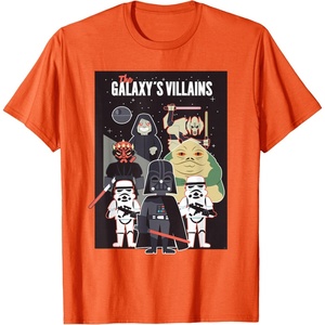 image:imageStar Wars Galaxys Villains Darth Vader Maul Grievous Jabba TShirtOrange