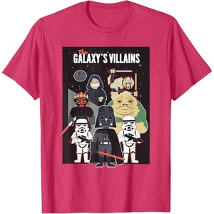 image:imageStar Wars Galaxys Villains Darth Vader Maul Grievous Jabba TShirtRed Heather
