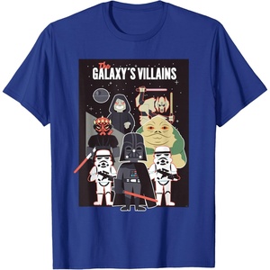 image:imageStar Wars Galaxys Villains Darth Vader Maul Grievous Jabba TShirtRoyal Blue