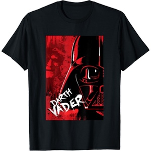 image:imageStar Wars Iconic Epic Darth Vader Split Face Chest Portrait TShirtBlack