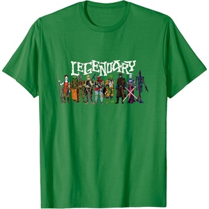 image:imageStar Wars Legendsry Bounty Hunter Ensemble Boba Fett Center TShirtKelly Green