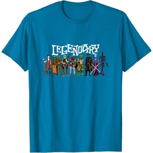 image:imageStar Wars Legendsry Bounty Hunter Ensemble Boba Fett Center TShirtSapphire Blue