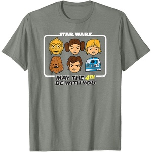image:imageStar Wars May the 4th Be With You Classic Movie Characters TShirtOlive Heather
