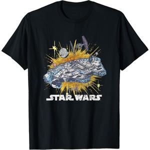 image:imageStar Wars Rebel Hope Millennium Falcon Burst TShirtBlack